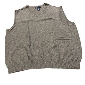 John Ashford Gray Sweater Vest size M